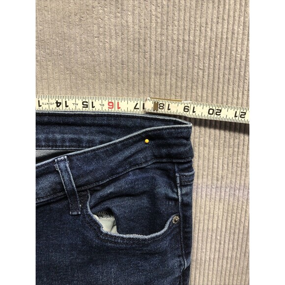 Old Navy Super Skinny Jeans Size 18 Petite Mid Rise Rockstar Factory Destroyed - Picture 8 of 16